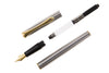 Diplomat Traveller Fountain Pen - Stainless Steel Gold