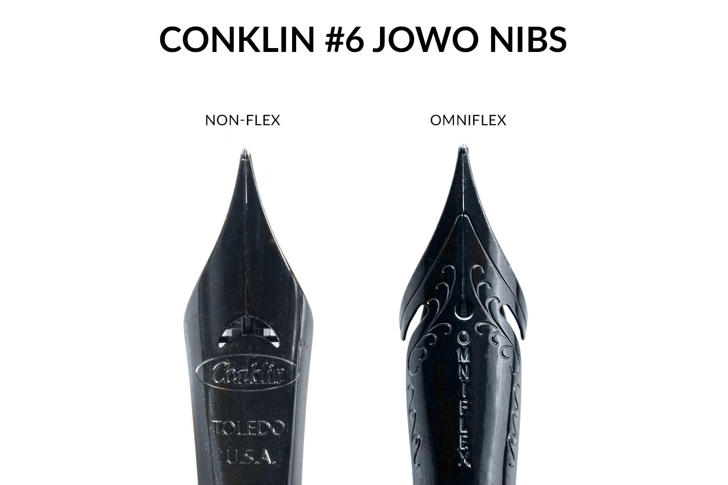Conklin/Monteverde JoWo Omniflex #6 Steel Nib Unit Black The