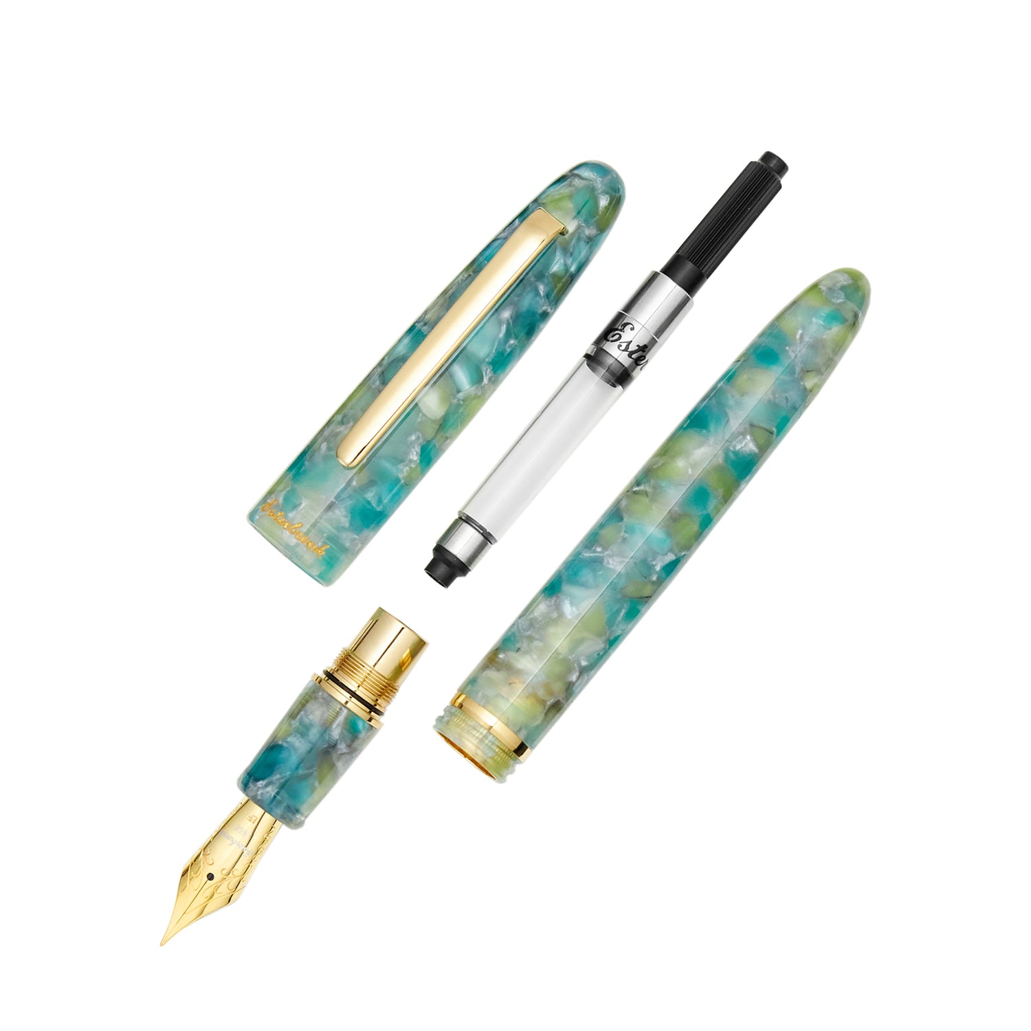 Leonardo Supernova Star Light Blue - Penna Stilografica - Finiture Leonardo Supernova Star Light Blue - Penna Stilografica - Finiture