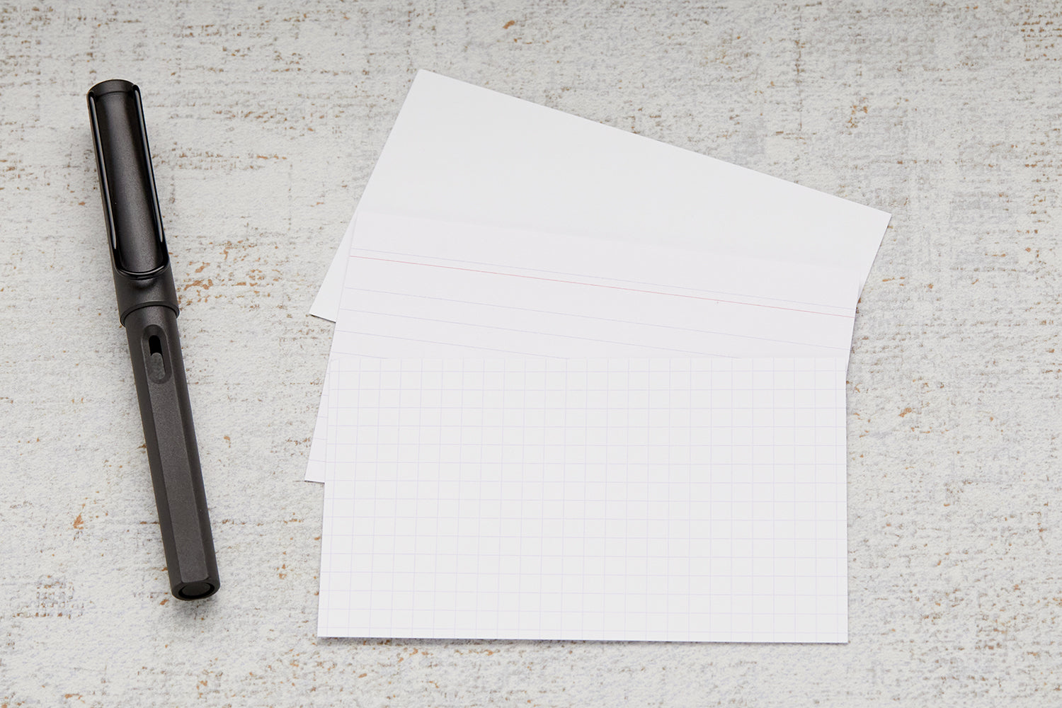Exacompta White Index Cards (3 x 5) - Blank - The Goulet Pen Company