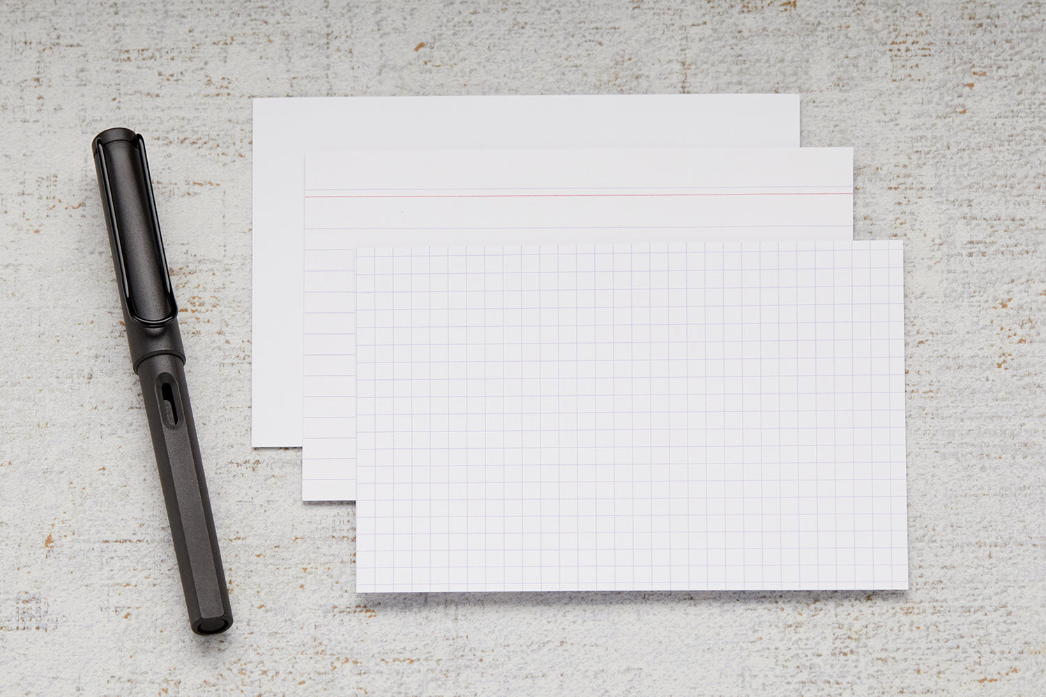 Exacompta White Index Cards (4 x 6) - Blank - The Goulet Pen Company