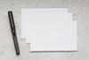 Exacompta White Index Cards (4 x 6) - Lined