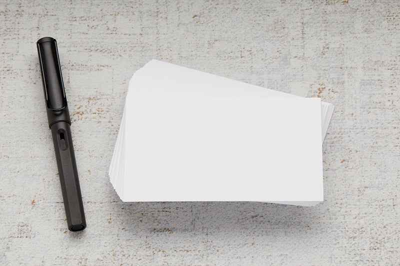 White Index Code Exacompta White Index Cards (3 x 5) - Blank - The Goulet Pen Company