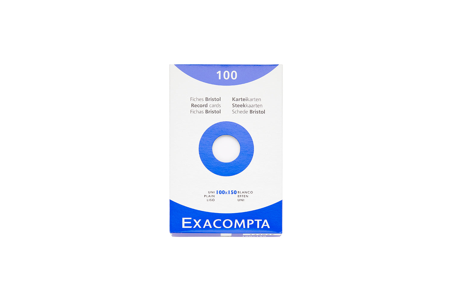 Exacompta White Index Cards (4 x 6) - Blank