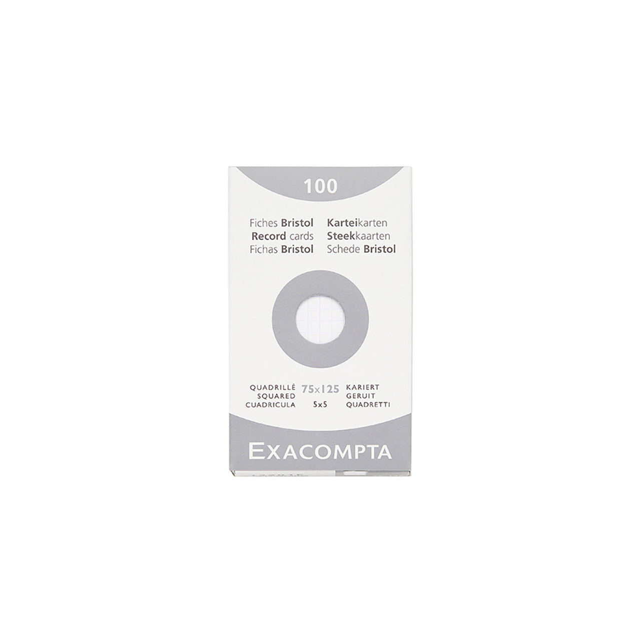 Exacompta White Index Cards (3 x 5) - Graph - The Goulet Pen Company
