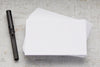 Exacompta White Index Cards (4 x 6) - Graph