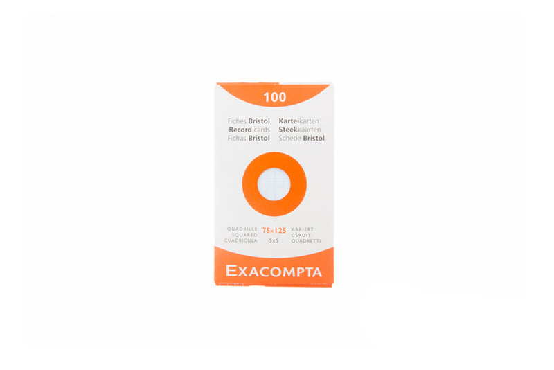Exacompta Pastel Index Cards (3 x 5) - Graph