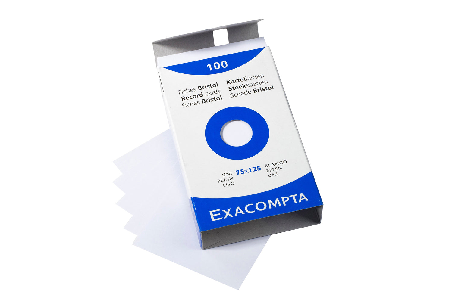 White Index Code Exacompta White Index Cards (3 x 5) - Blank - The Goulet Pen Company