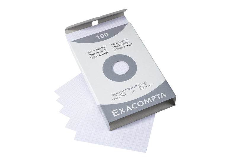 White Index Code Exacompta White Index Cards (4 x 6) - Graph - The Goulet Pen Company