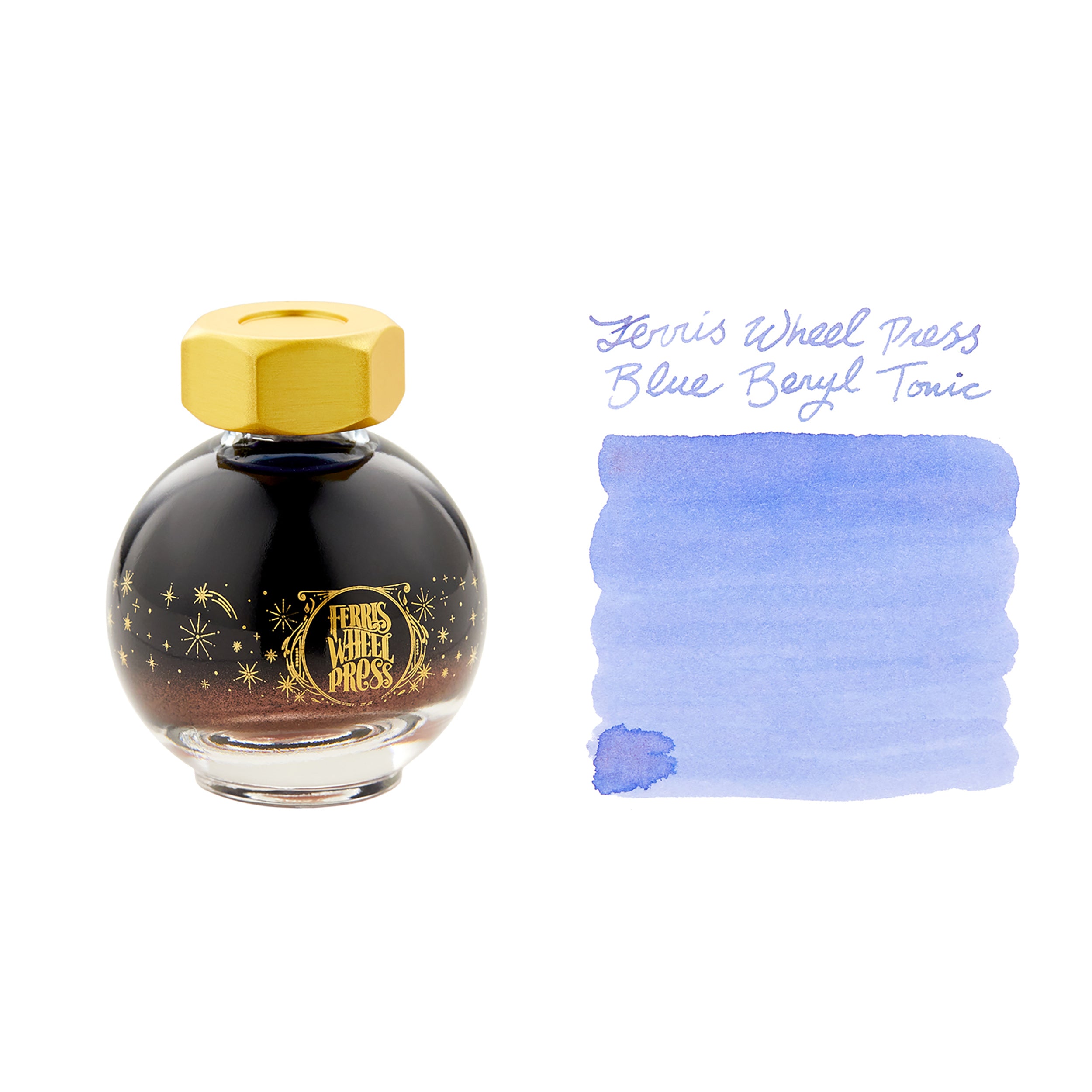 Ferris Wheel Press Blue Beryl Tonic 20ml Bottled Ink The Goulet Pen