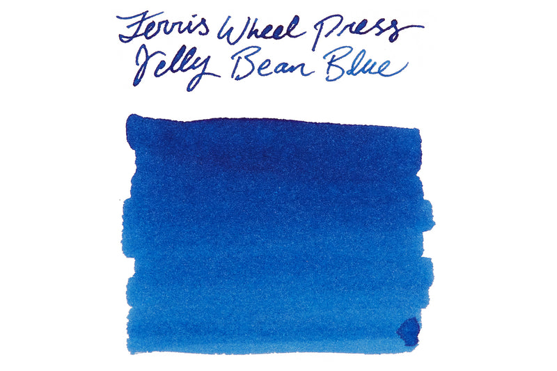 Ferris Wheel Press Jelly Bean Blue - Ink Sample