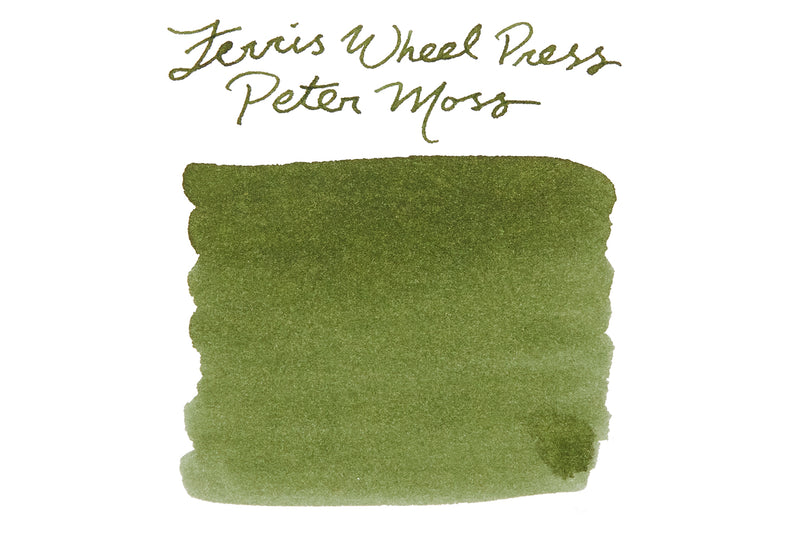 Ferris Wheel Press Peter Moss - Ink Sample