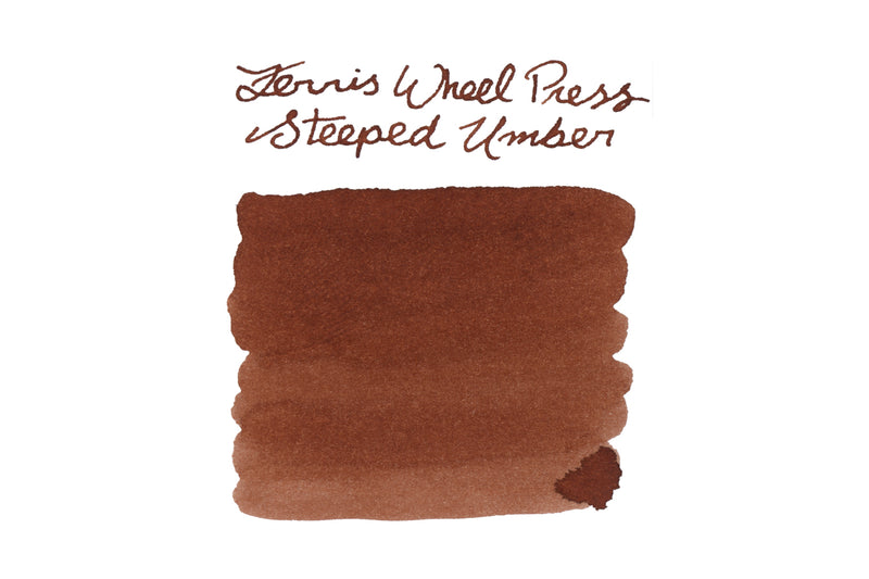 Ferris Wheel Press Steeped Umber - Ink Sample