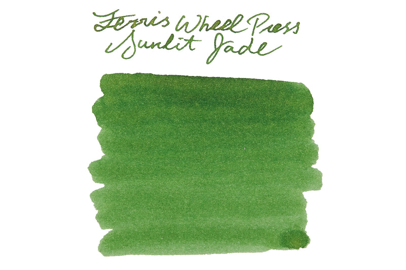 Ferris Wheel Press Sunlit Jade - Ink Sample