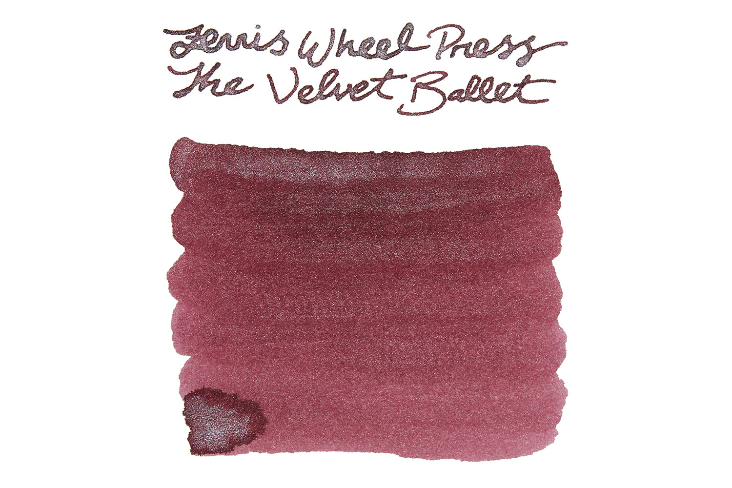 Ferris Wheel Press The Velvet Ballet - Ink Sample - The Goulet Pen Company