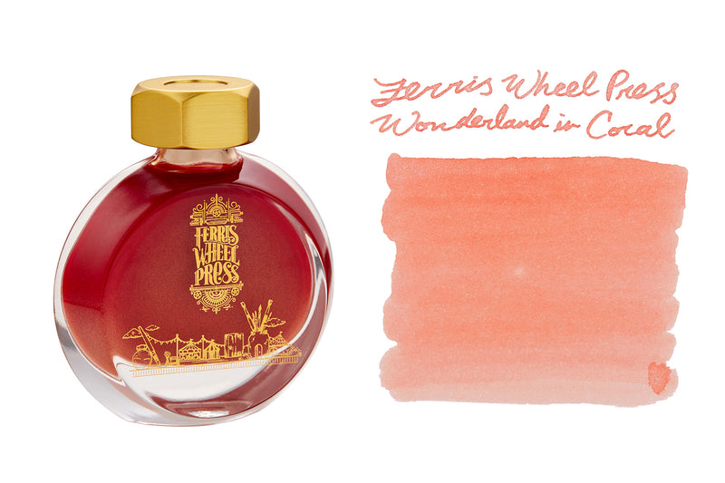 Ferris Wheel Press Wonderland in Coral - 38ml Bottled Ink