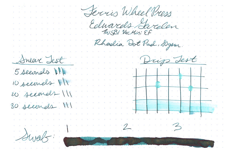 Ferris Wheel Press Edwards Gardens - 38ml Bottled Ink