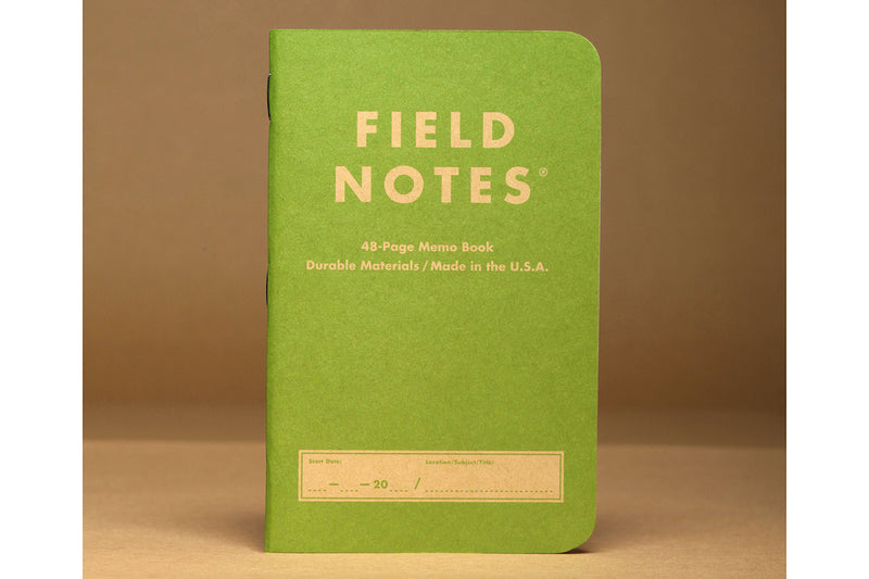 Field Notes Notebooks - Kraft Plus Moss
