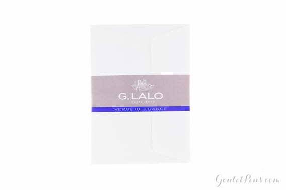 G. Lalo Vergé de France Small Envelopes - White (6.38 x 4.49)