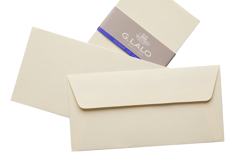 G. Lalo Vergé de France Large Envelopes - Ivory