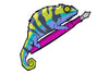Goulet Sticker - Nib Chameleon