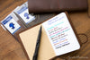 Goulet Notebook w/ 68gsm Tomoe River Paper - Passport TN, Dot Grid