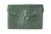 Galen Leather Writer's Medic Bag - Crazy Horse Forest Green
