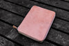 Galen Leather Zippered A5 Notebook Folio - Natural