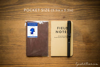 Goulet Notebook w/ 68gsm Tomoe River Paper - Pocket, Dot Grid