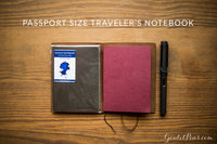 Goulet Notebook w/ 68gsm Tomoe River Paper - Passport TN, Dot Grid