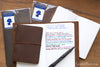 Goulet Notebook w/ 68gsm Tomoe River Paper - Passport TN, Dot Grid