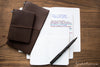 Goulet Notebook w/ 68gsm Tomoe River Paper - Passport TN, Dot Grid