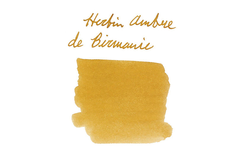 Herbin Ambre de Birmanie - Ink Sample
