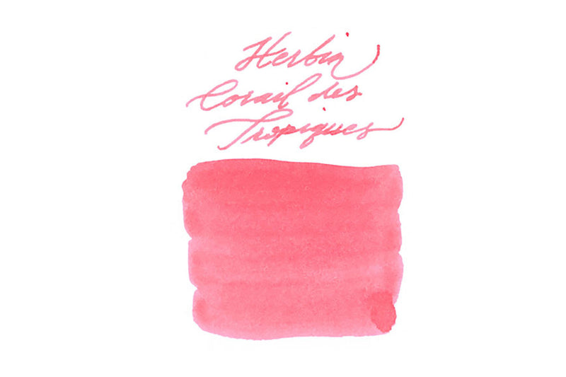 Herbin Corail des Tropiques - Ink Sample