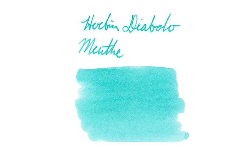 Herbin Diabolo Menthe - Ink Sample