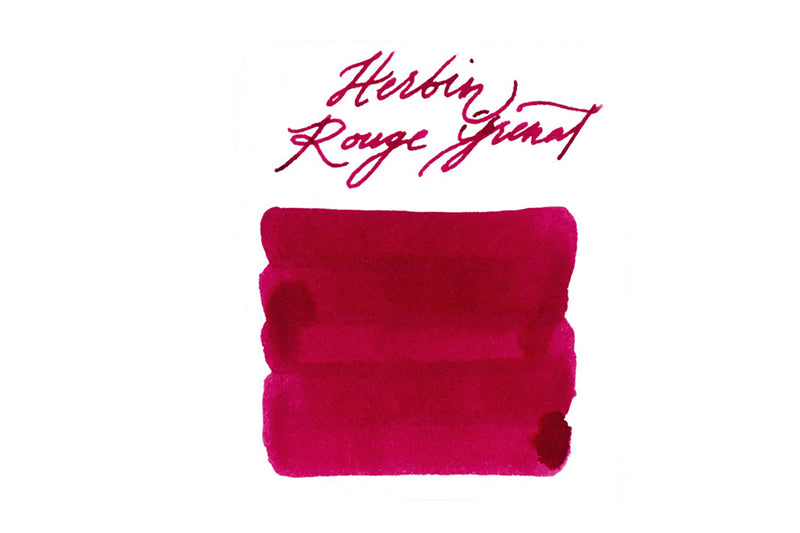 Herbin Rouge Grenat - Ink Sample