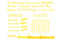 De Atramentis Document Ink Yellow - 45ml Bottled Ink