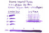 Diamine Imperial Purple - Ink Sample