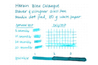 Herbin Bleu Calanque - Ink Sample