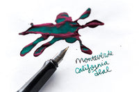 Monteverde California Teal - Ink Sample