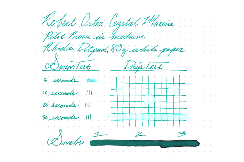 Robert Oster Crystal Marine - 50ml Bottled Ink