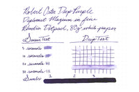 Robert Oster Deep Purple - Ink Sample