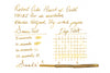 Robert Oster Heart of Gold - Ink Sample