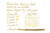Robert Oster Heart of Gold - Ink Sample