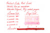 Robert Oster Red Gold - Ink Sample