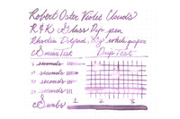Robert Oster Violet Clouds - Ink Sample