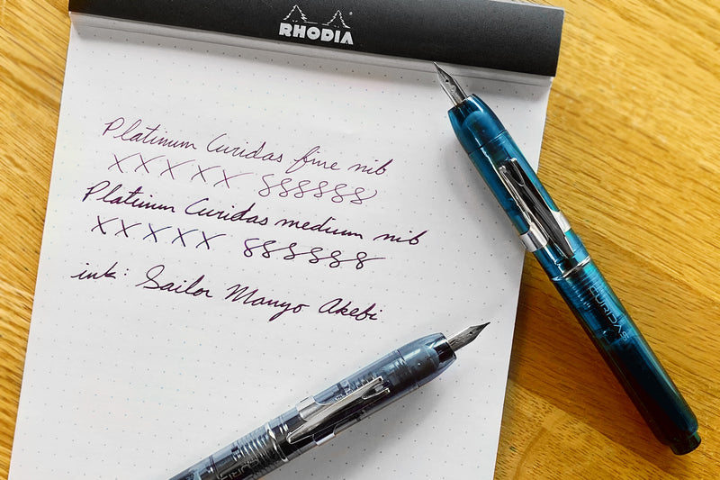 Platinum Curidas Fountain Pen - Labradorite (Limited Edition)