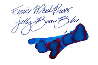 Ferris Wheel Press Jelly Bean Blue - Ink Sample
