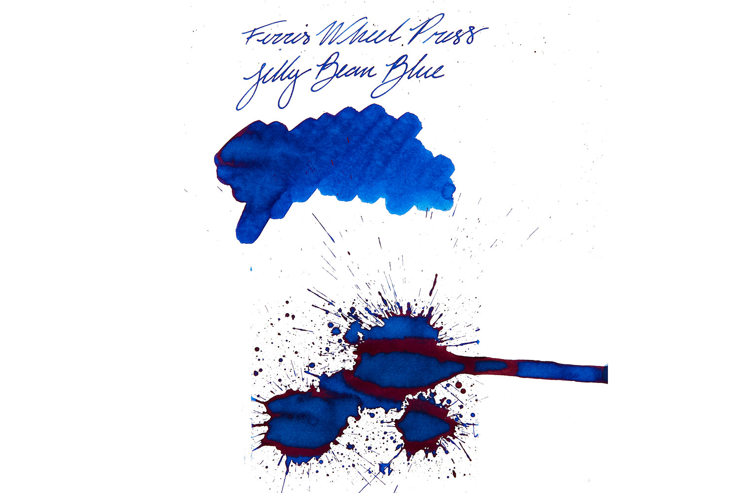 Ferris Wheel Press Fountain Pen Ink - Jelly Bean Blue, 38 ml