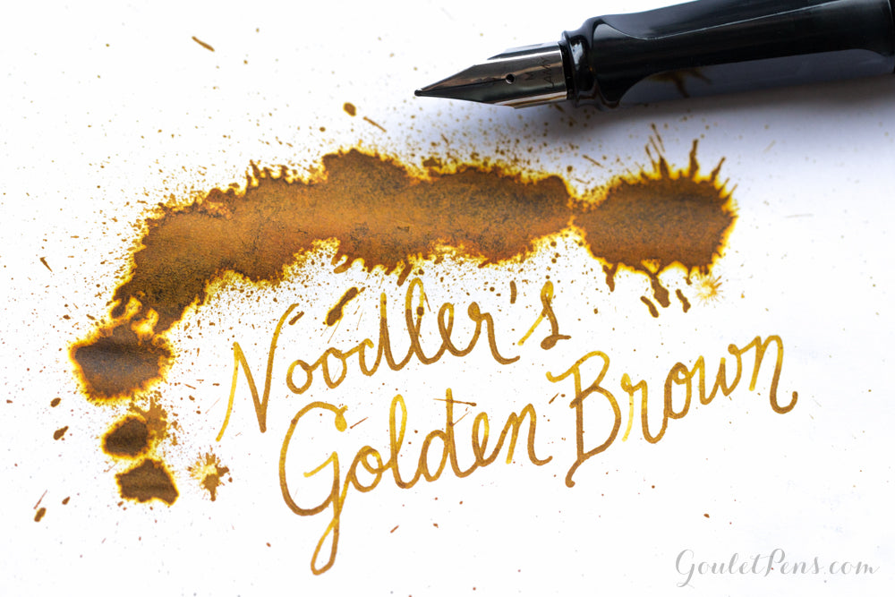 Noodler's Golden Brown - 3oz Bottled Fountain Pen Ink - The Goulet Pen  Company